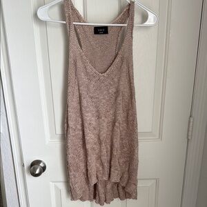 VICI Knit Tank Top in Beige